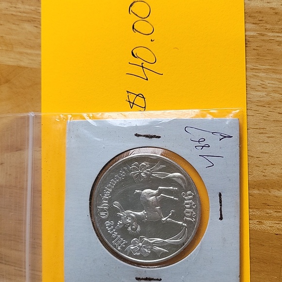 1996 Merry Christmas Silver Round - Picture 3 of 3